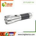 Factory Custom Made Aluminum Material Best Handheld Cheap Dry Battery Powered Wholesale led Flashlight
